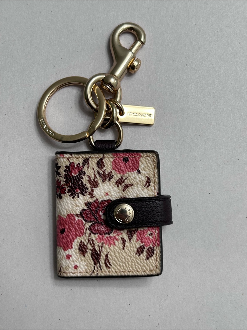 Coach Mini Photoalbum Floral Charm